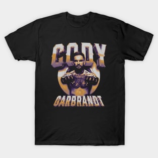 Cody Garbrandt Retro Bitmap T-Shirt